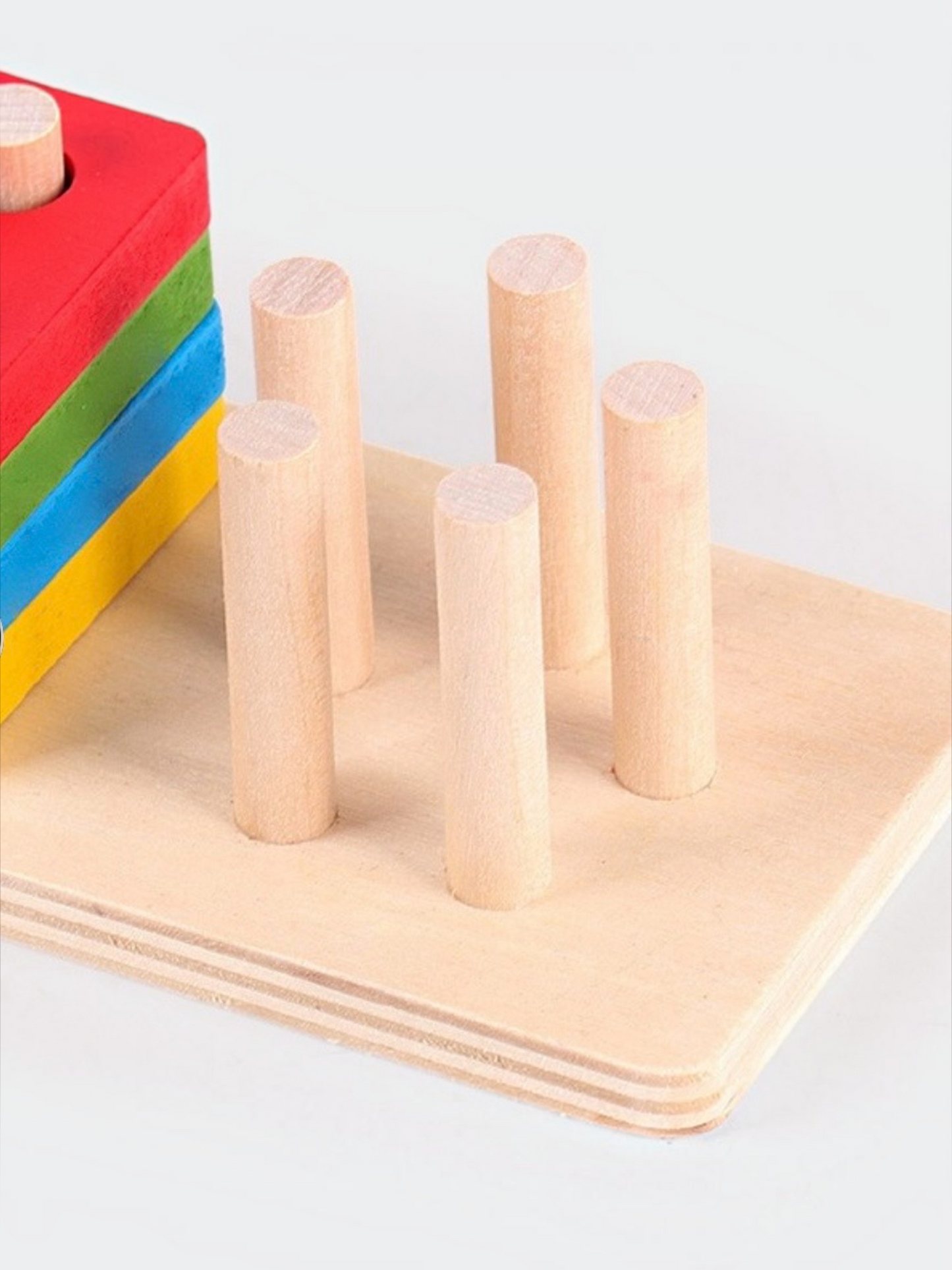 Jucarie Educativa Flippy, Tip Montessori, din Lemn, + 36 Luni