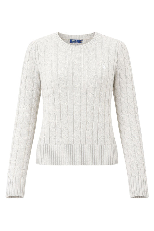 Pulover Copii Polo Ralph Lauren – Gri, Model Cable Knit