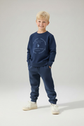 Bluză Trening Băieți U.S. Polo Assn. – Bleumarin cu Logo Frontal