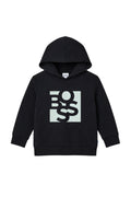 Hanorac Negru BOSS baieti – Logo Grafic Modern