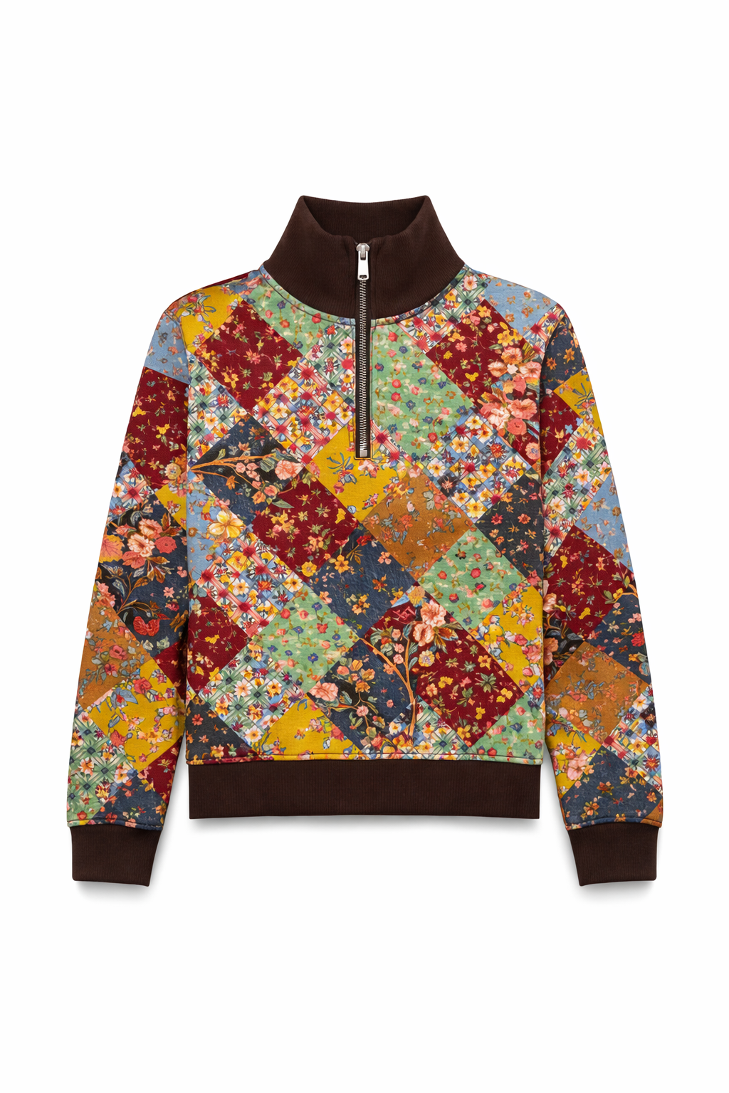 Bluză Hanorac Polo Ralph Lauren Copii - Imprimeu Floral și Fermoar Scurt