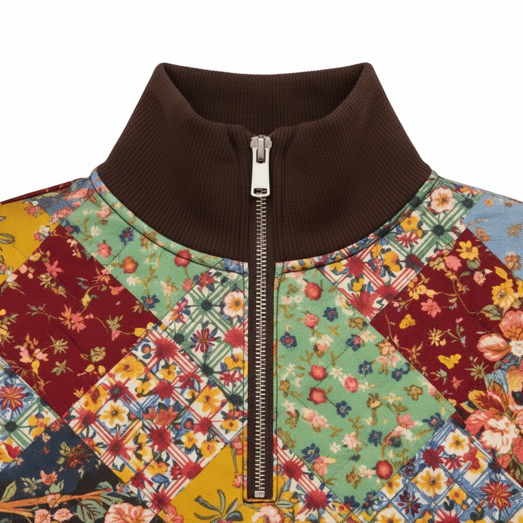 Bluză Hanorac Polo Ralph Lauren Copii - Imprimeu Floral și Fermoar Scurt