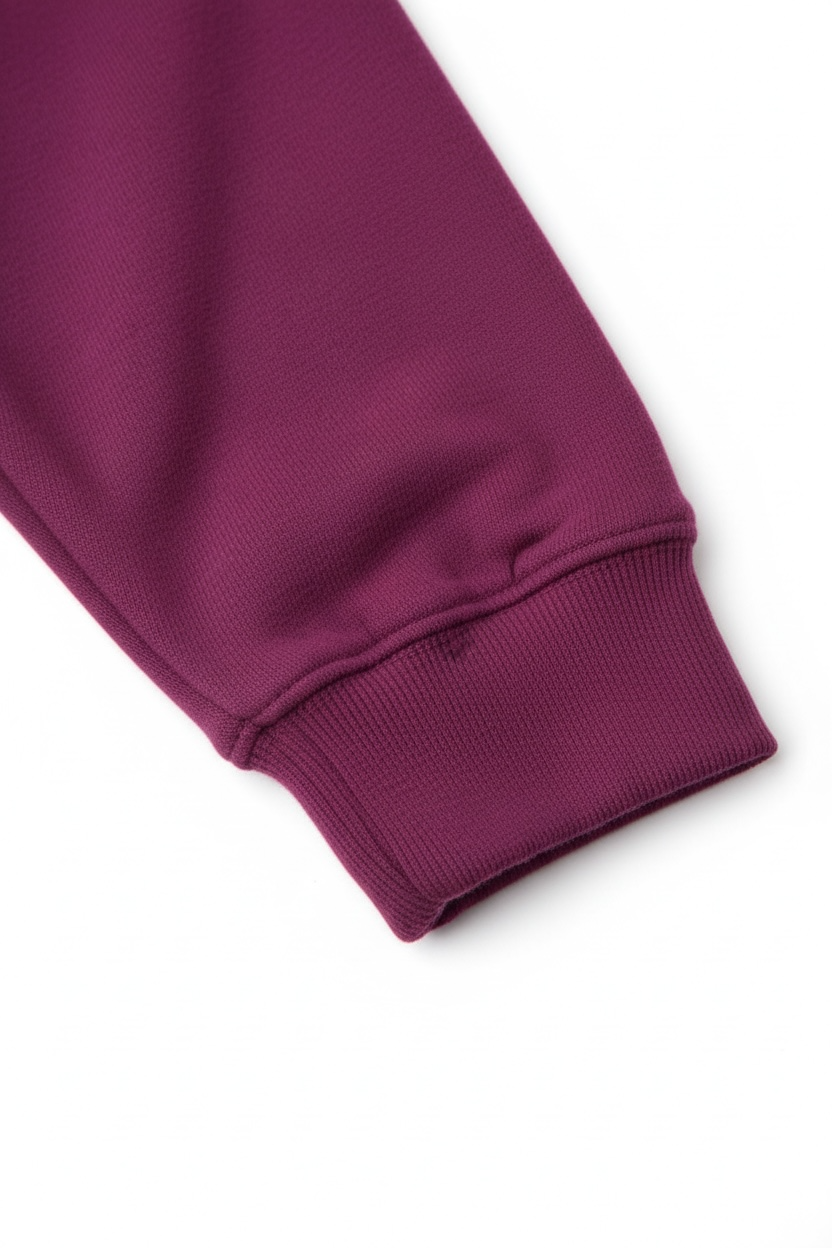 Hanorac Fete U.S. Polo Assn. Bordo – Design Modern cu Glugă și Logo Roz Brodat