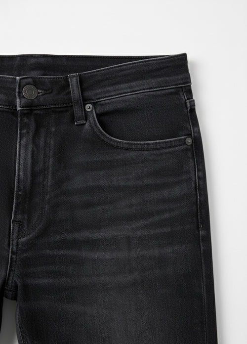 Blugi Skinny Fit Copii Calvin Klein Jeans – Denim Gri Închis cu Aspect Prespălat