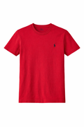 Tricou Băieți Polo Ralph Lauren – Roșu Intens, Logo Brodat