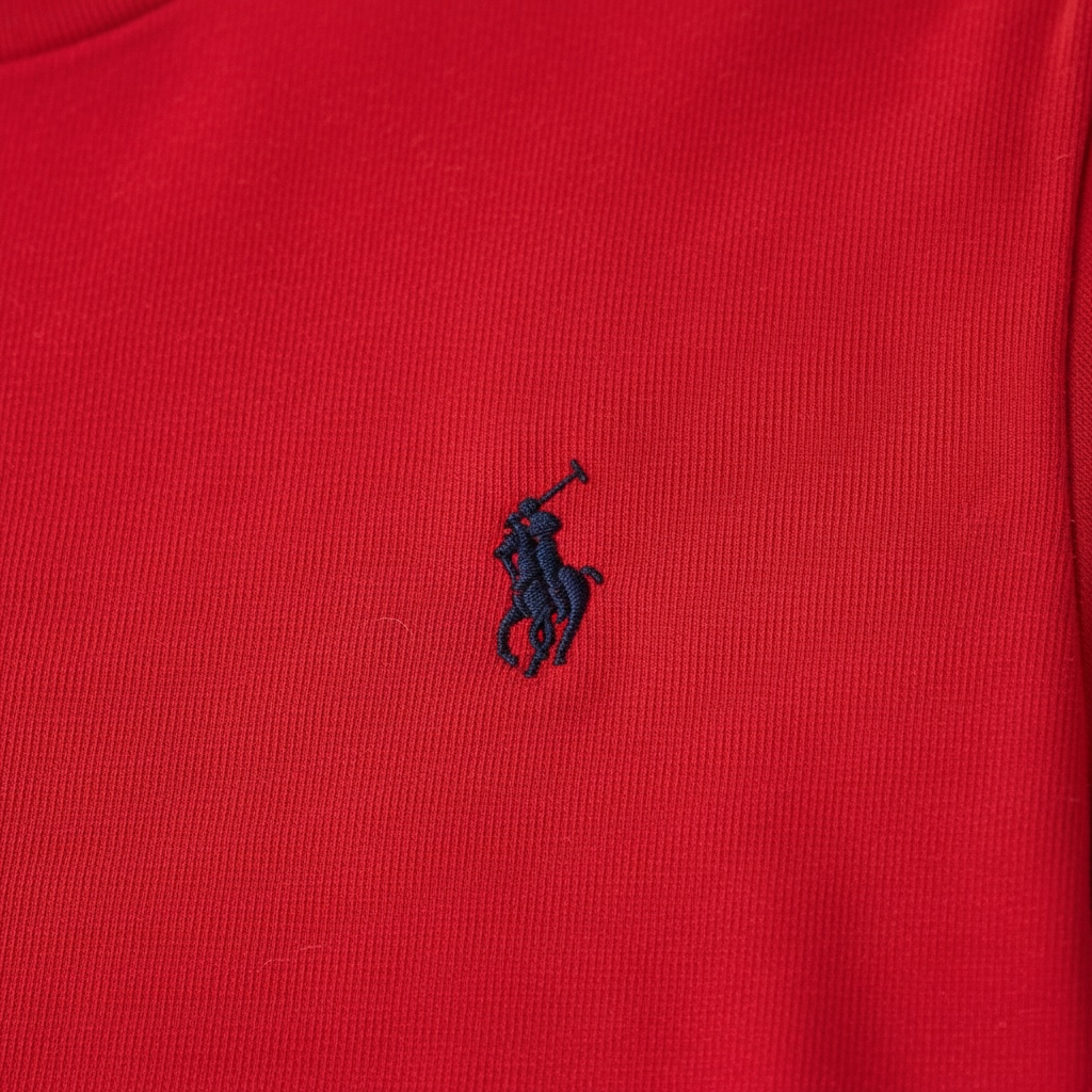Tricou Băieți Polo Ralph Lauren – Roșu Intens, Logo Brodat
