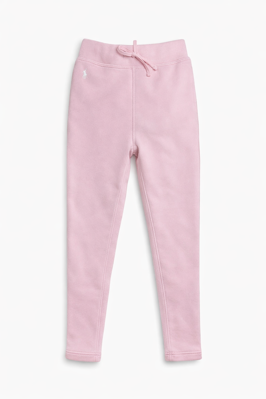 Pantaloni Trening Fete Polo Ralph Lauren – Roz Pastel, Logo Brodat Alb