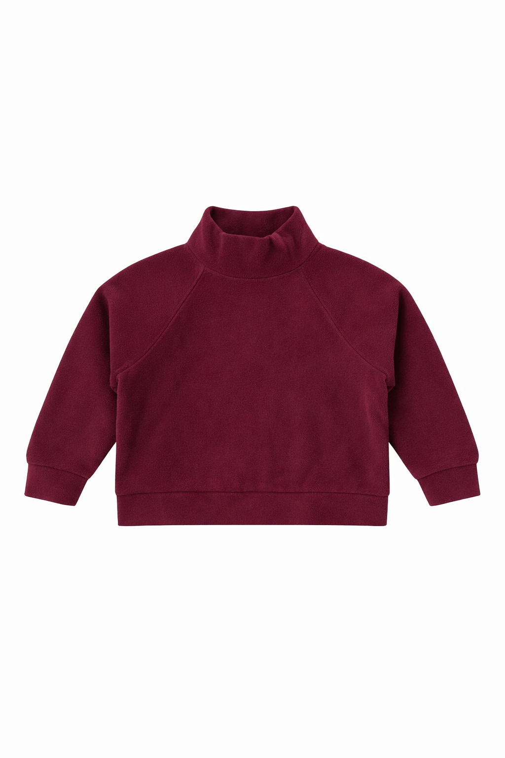Set 2 Bluze Fleece Gap – Guler Înalt, Vișiniu și Alb