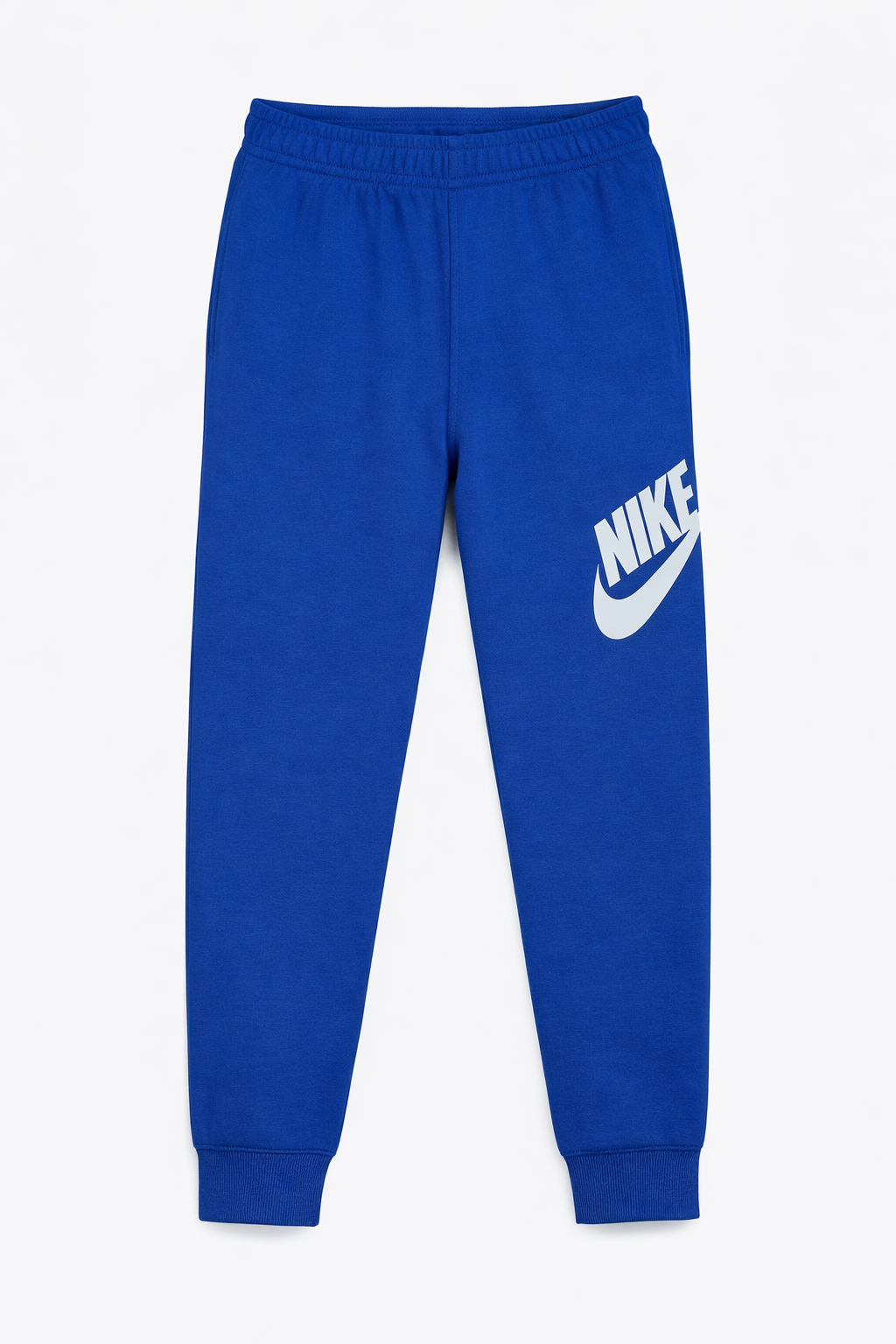 Pantaloni Trening Băieți Nike Sportswear – Albastru Royal, Logo Supradimensionat