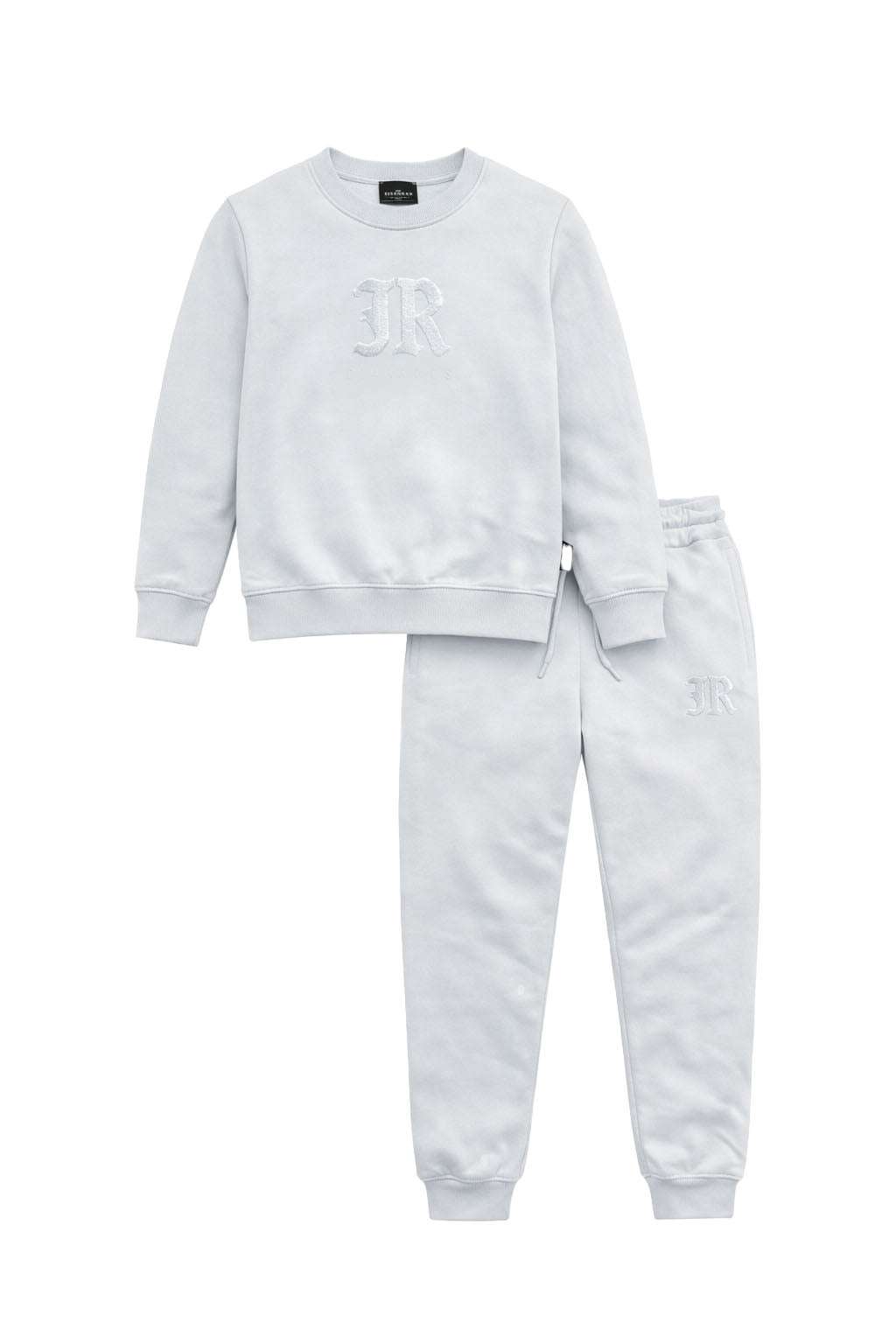 Set Trening Copii John Richmond – Bleu Deschis, Logo JR Brodat