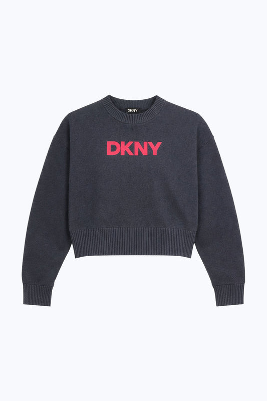 Bluză Trening DKNY Copii – Logo Contrastant