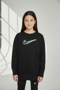 Bluză Trening Copii Nike Sportswear – Croială Lungă, Negru