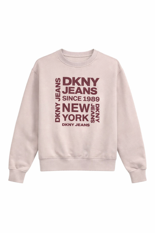 Bluză Trening DKNY Jeans Kids, Roz Prăfuit