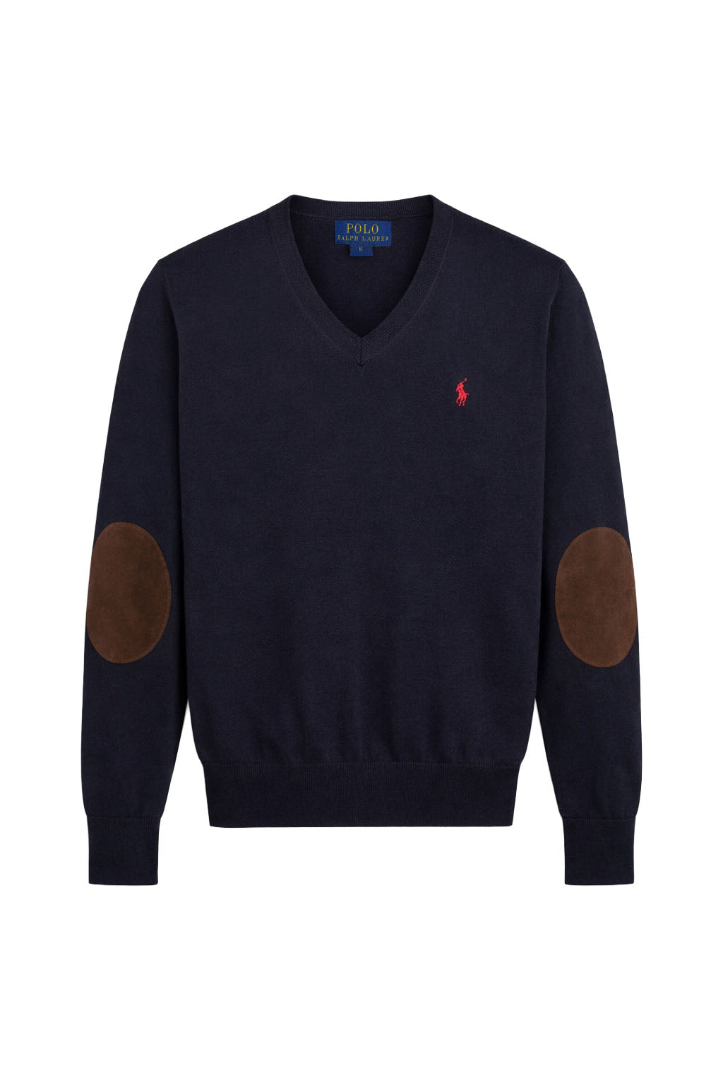 Pulover Polo Ralph Lauren Kids, Bleumarin – Stil Academic cu Coate Contrastante