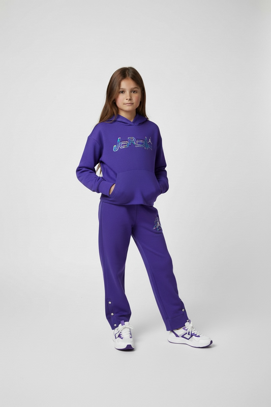 Set Trening Jordan copii, Mov Design Futurist cu Capse