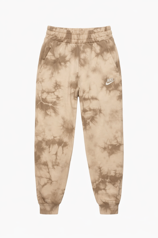 Pantaloni Trening Nike Sportswear Copii – Efect Tie-Dye Crem/Bej