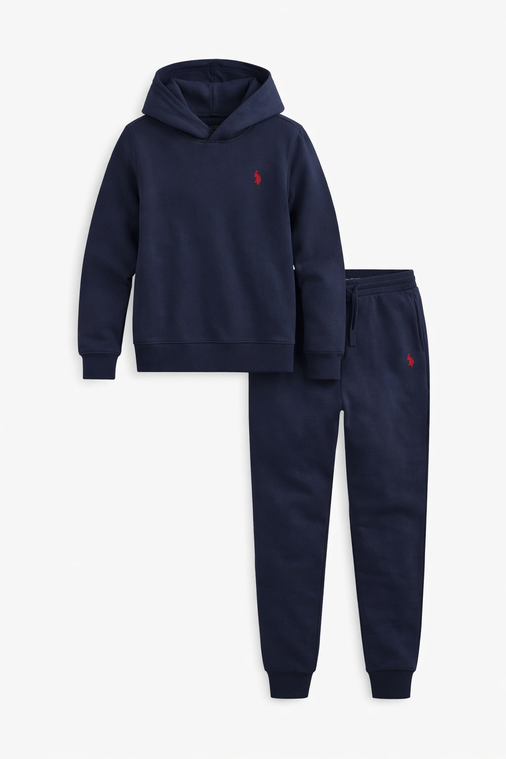 Set Trening Copii U.S. Polo Assn. – Bleumarin, Bumbac Confortabil, Stil Sport-Elegant