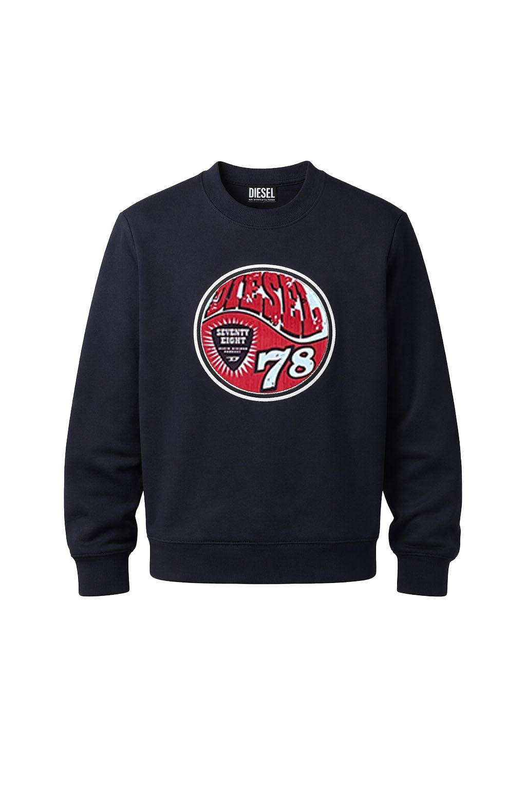 Bluză Sport Copii Diesel – Bleumarin, Logo Grafic „Diesel 78”