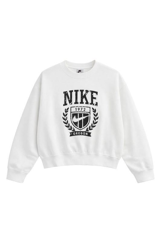 Bluză de Trening Nike Girls Retro 1972 Oregon – Bluza Sport Albă