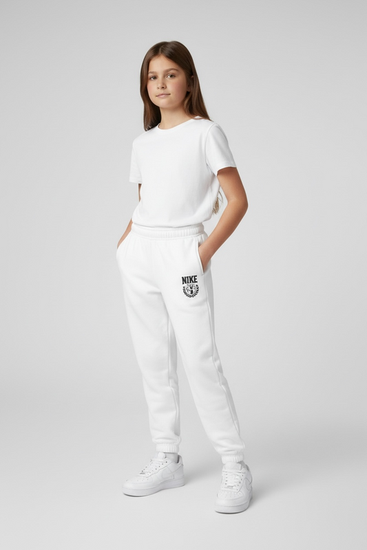 Pantaloni Sport Fete Nike Retro Oregon 1972 Alb Imaculat