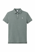 Tricou Polo Copii U.S. Polo Assn. Verde Salvie – Tricou cu Logo Alb Brodat