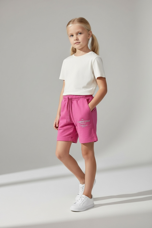 Pantaloni Scurți Roz Fete Replay – Bermude Sport
