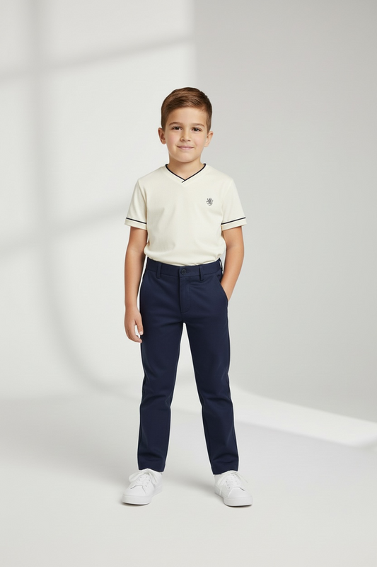 Pantaloni Chino Bleumarin Băieți Hugo Boss copii – Stil Elegant și Croială Clasică pentru Ocazii