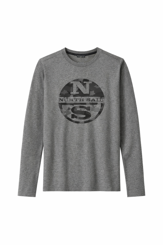 Bluză Trening Gri North Sails Băieți – Logo Camuflaj