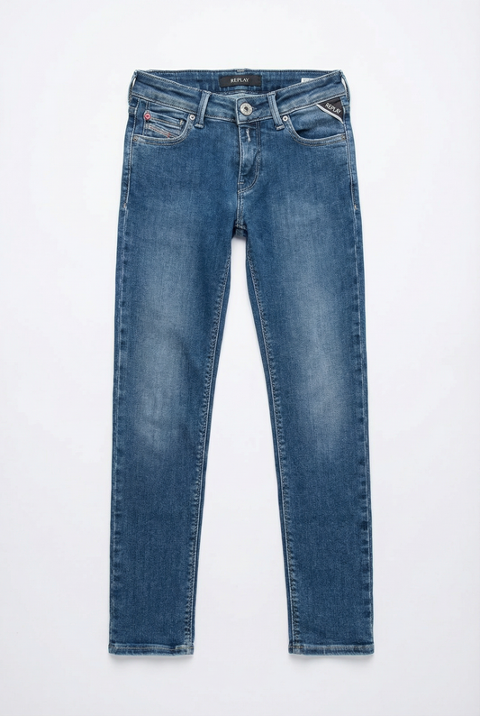 Blugi băieți Replay Kids – Dark Wash – Croială Confortabilă