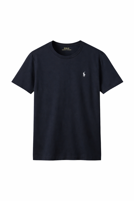 Tricou Polo Ralph Lauren Băieți - Negru Clasic, Logo Brodat Alb