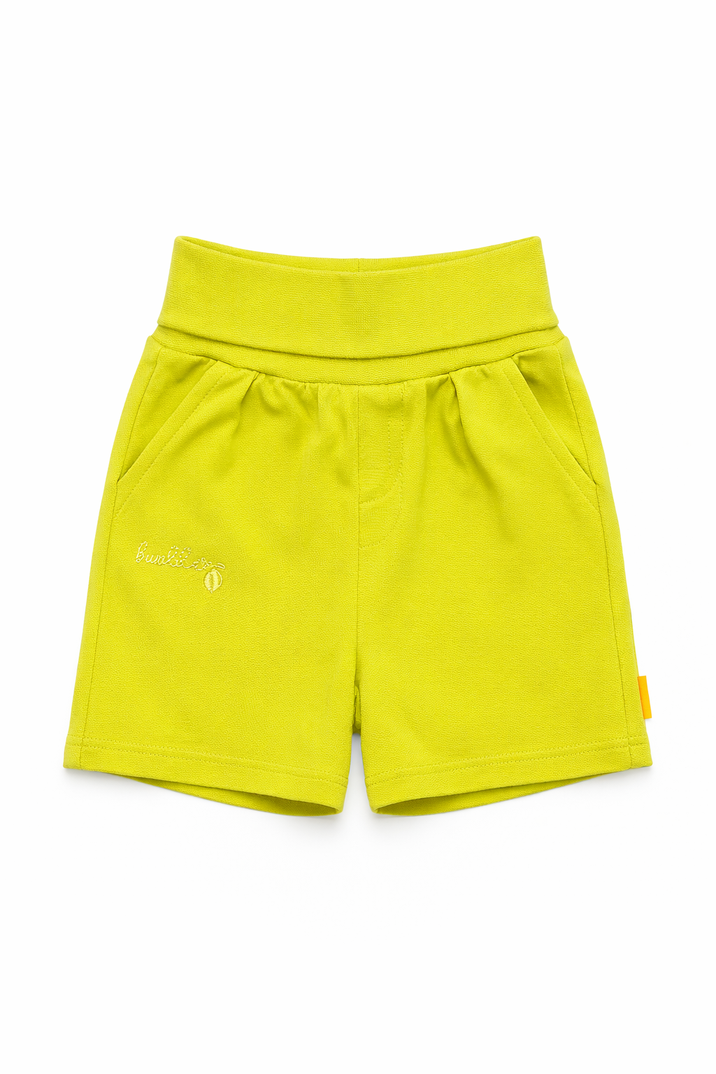 Pantaloni Scurți Steiff Copii - Galben Neon, Talie Înaltă