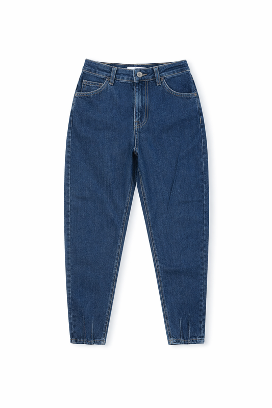 Blugi Pepe Jeans Fete - Croială Balloon Fit, Denim Albastru Indigo