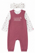 Set 3 piese DKNY salopeta, bluza si bentita