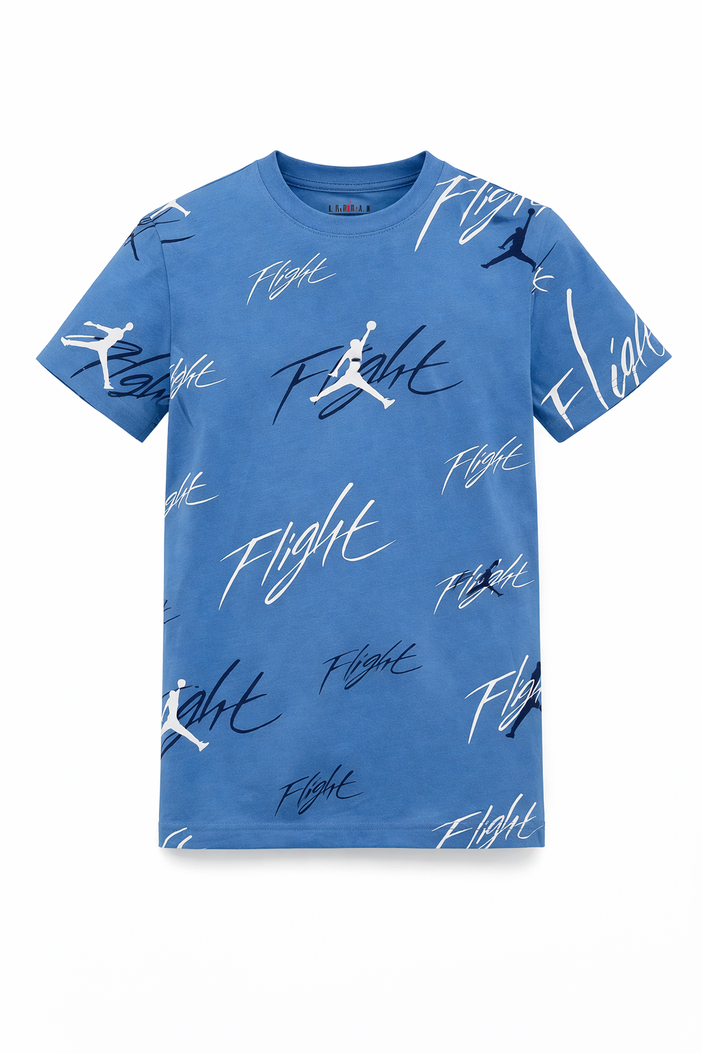 Tricou Jordan albastru cu imprimeu all over