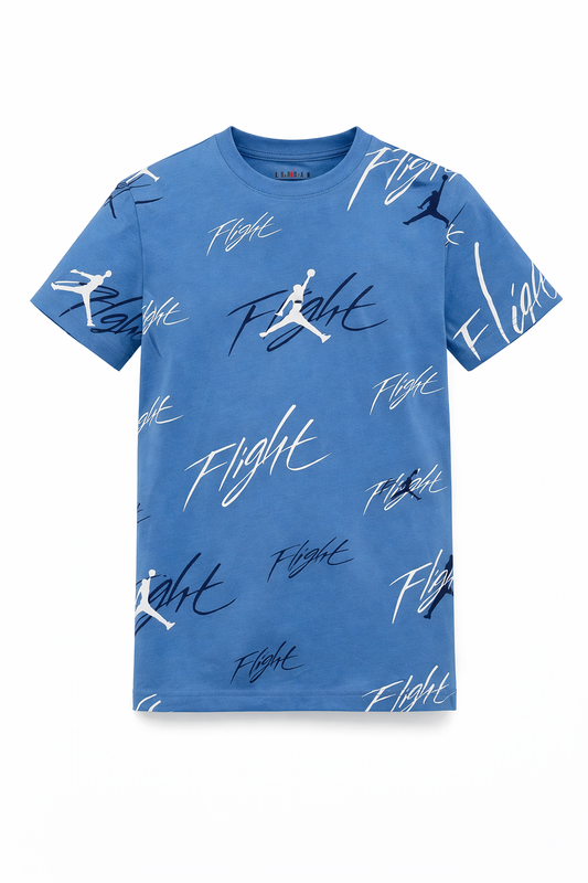 Tricou Jordan albastru cu imprimeu all over