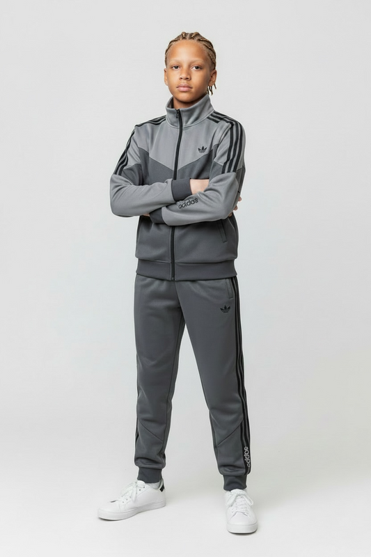 Trening Adidas sport copii - Gri cu detalii negre