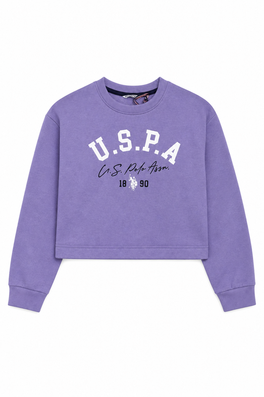 Bluza fete U.S. Polo Assn. cropped mov