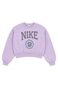 Hanorac Nike mov lavanda cu logo imprimat