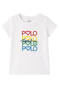 Tricou Polo Ralph Lauren cu logo multicolor central