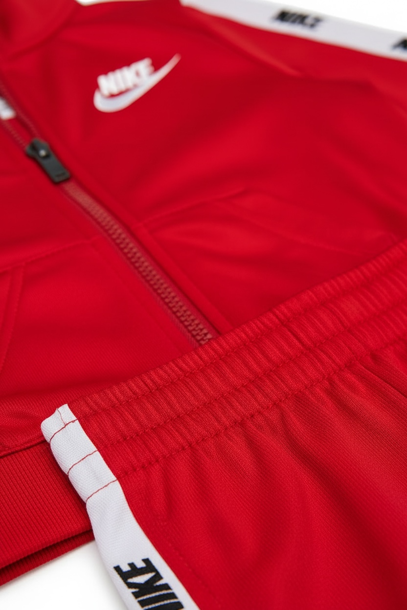Trening Nike roșu cu logo lateral