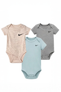 Set 3 body-uri Nike - crem,turcoaz,gri