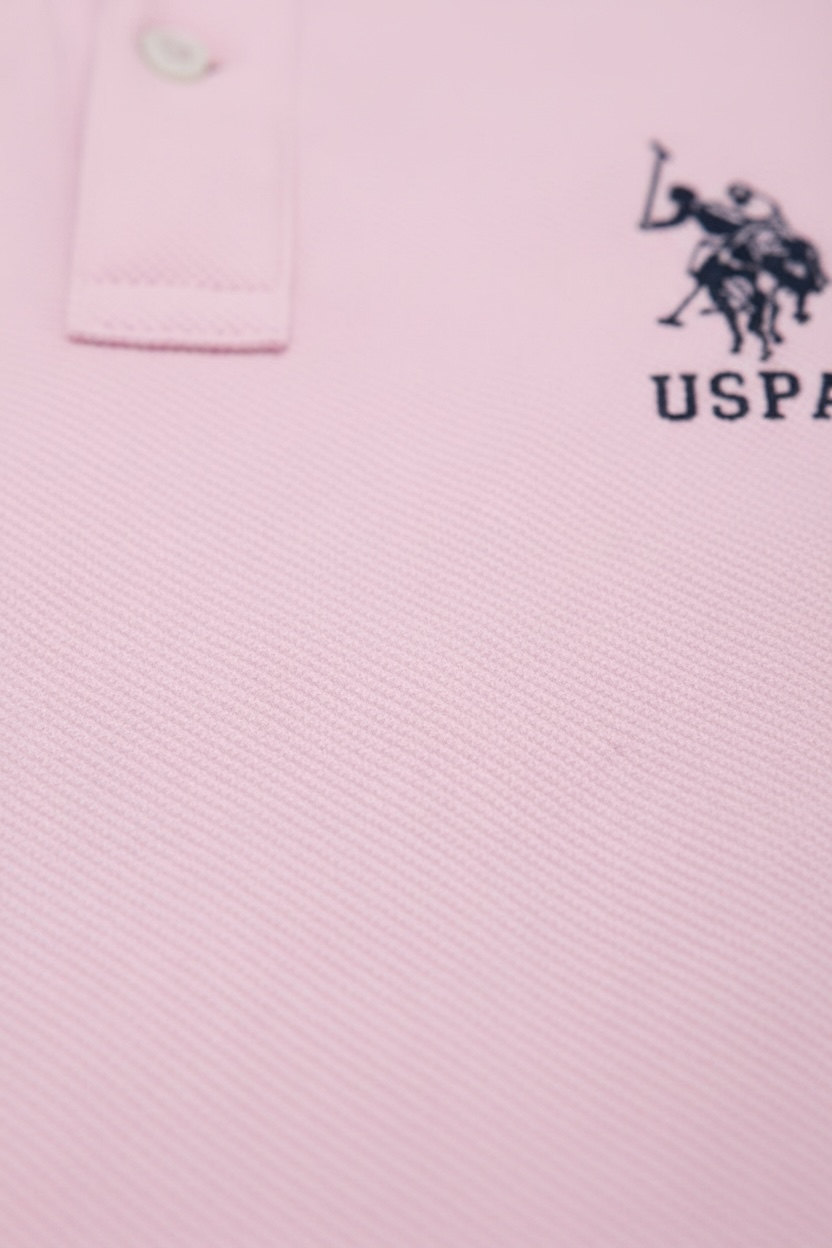 Tricou casual U.S. Polo Assn. roz pudrat