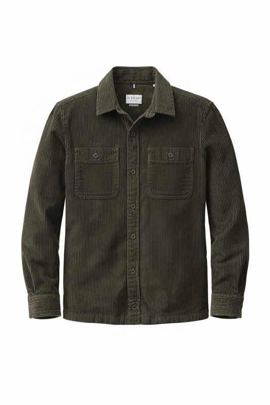 Geaca U.S. Polo Assn. tip raiat subtire - verde Kaki
