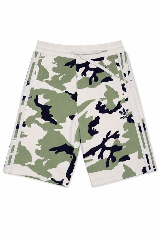 Pantaloni baieti Adidas camuflaj verde
