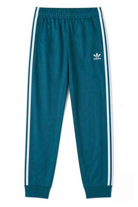 Pantaloni Adidas albastri cu dungi laterale sport