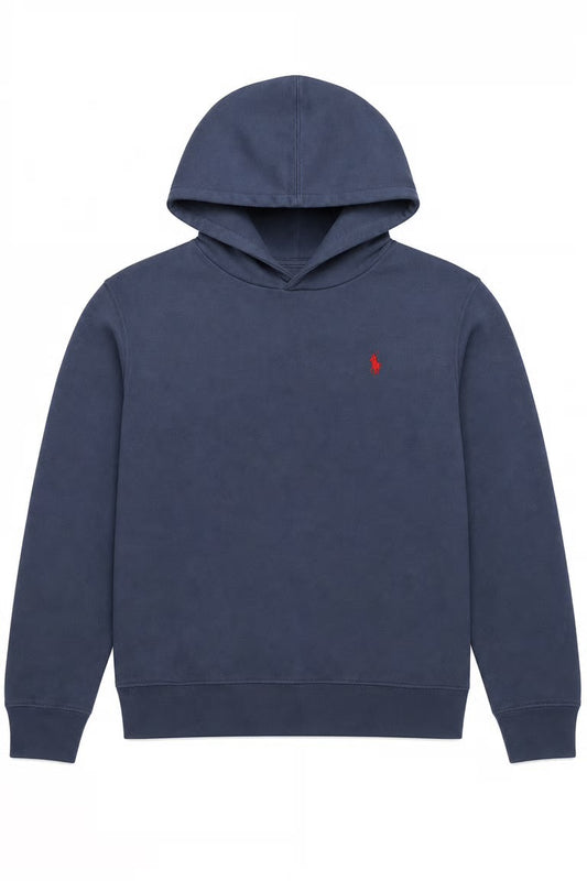 Hanorac U.S. Polo Assn. bleumarin cu logo rosu