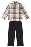 Set 2 piese Calvin - camasa casual si pantaloni