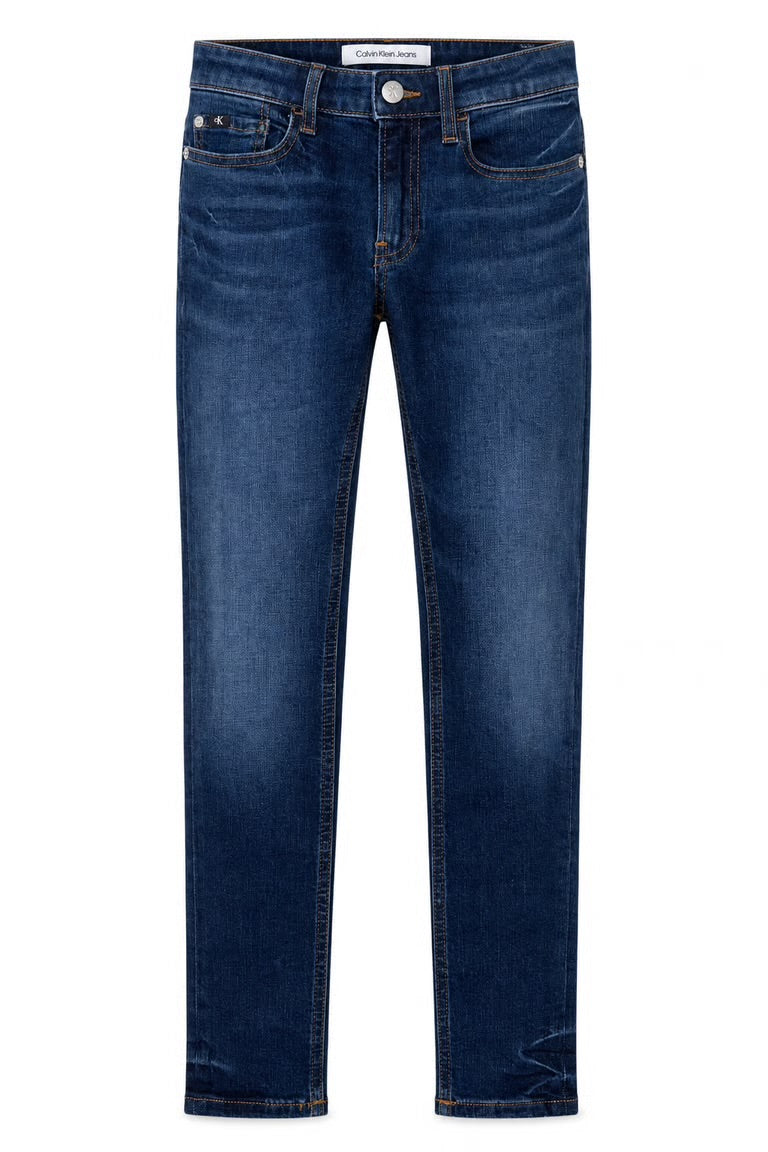 Blugi Calvin Klein baieti bleumarin - skinny