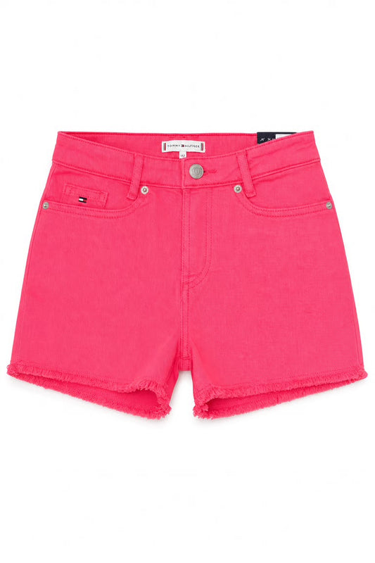 Pantaloni scurti Tommy Hilfiger roz