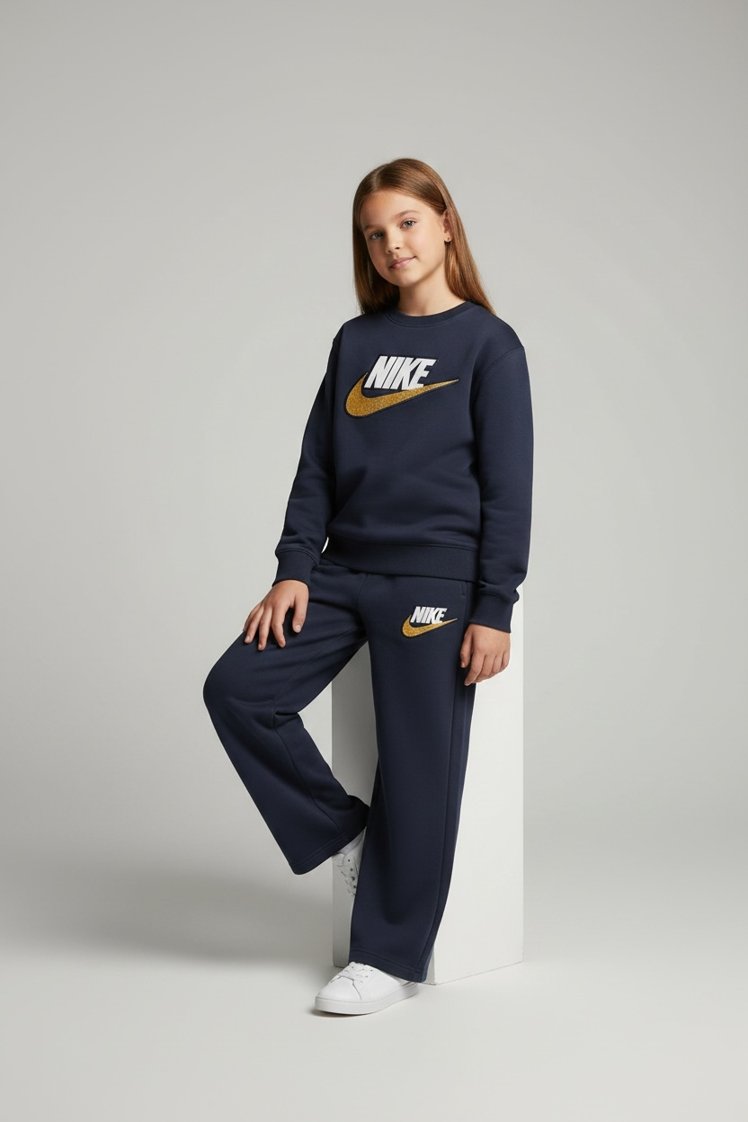 Trening Nike cu logo central plusat